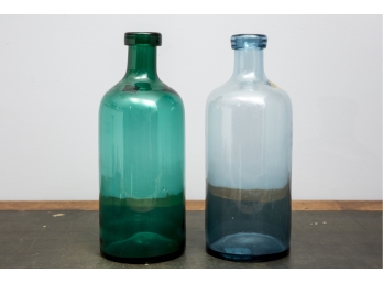 Pair Of Glass Bottles