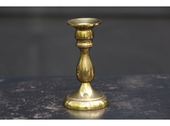 Very Heavy Solid Brass Candleholder