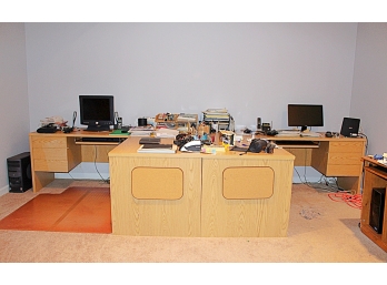 Two L Shaped Office Desks