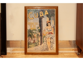 Vintage Cuba Tourism Poster