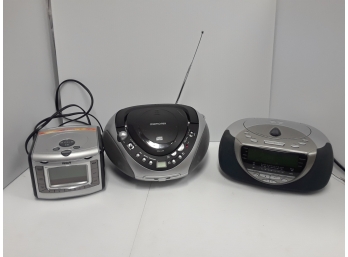 Three CD Radios