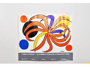 Vintage Alexander Calder (1898-1976, American) Calder's Universe Exhibition Poster
