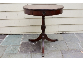 Vintage Round Mahogany Table
