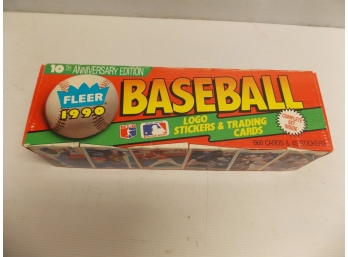 Vintage Fleer 10th Anniversary 1990 Baseball Card Factory Set