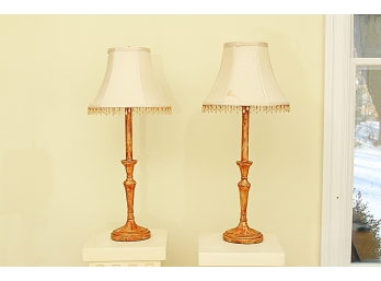 Pair Ceramic  Table Lamps