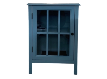 Powell Side Table With Glass Door