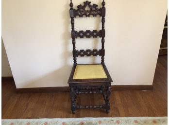 Vintage Kittinger Furniture Renaissance Revival Hardwood Accent Chair