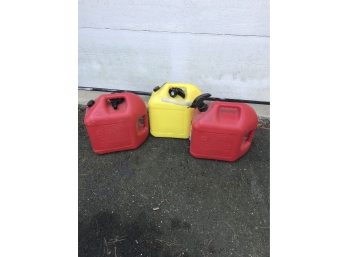 3 Gas Cans Including A Diesel!