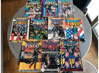 Vintage 1980's Comics From The America Flagg Series