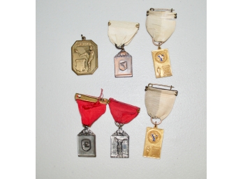 Collection Of High School And Brigham Young University Medals Circa 1928-1930