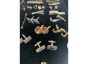 (#207) Assortment Of Cufflinks  And Tie Pins
