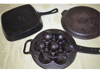 Cuisinart Iron Grill Pan, Cast Iron Crepe And Filled Pancake