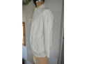 Vintage Women White Leather Jacket Soft Butter By Liz Roberts Robert Elliot Size 4 - Small Stains