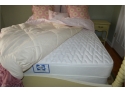 4 Poster Canopy Bed, Bedding And Mattress Set