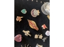 (#218) Assortment Of Pendents And Scrap Costume Jewelry