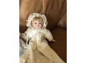 (#164) Porcelain Baby Doll & Petite Doll  With Winter Hat