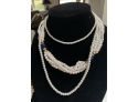 (#203) Costume Pearl Necklaces (7)