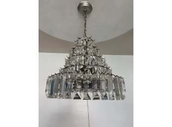 Dining Room Chandelier Crystal And Acrylic Electric Outlet