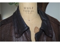 Vintage Mens Pelle Studio Leather Bomber Jack Size Medium - Has Some Ware