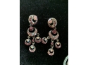(#396) Rhinestone Earrings (3)