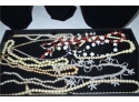 (#204) Costume Pearl Necklaces (17)