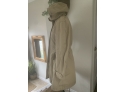 Burberry Rain Coat With Removable Quilted Liner Size 10