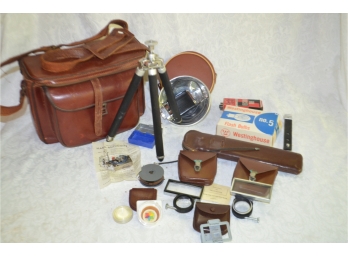 (#112) Vintage Camera Accessories (proimeter, Kodak Retina, Haka-autoknips)