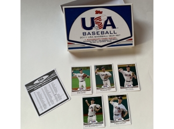 2011 Topps USA Baseball Team-Players From 16U National Team Baseball Trading Cards Including Box & Checklist