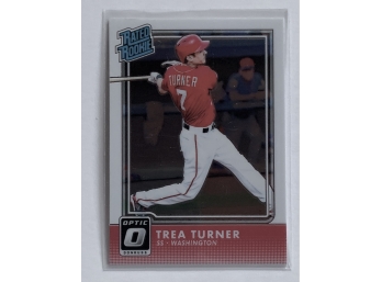 2016 Panini Donruss Optic Trea Turner #33 Rated Rookies Baseball Trading Card