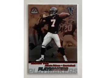 2002 Pacific Adrenaline Playmakers Michael Vick #2 Football Trading Card