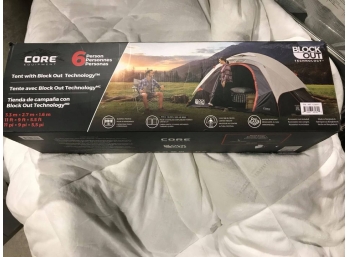 Core 6 Person Tent With Light Block Technology