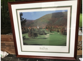 The Equinox Golf Course In Vermont - Framed Print