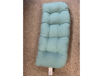 Indoor Outdoor Cushion In Light Teal Blue Color Measures 41x18x5'