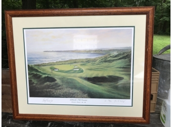 Lahinch Golf Course Signed Numbered Framed Art Work.  - Lahinch Ireland