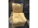 Charming Custom Upholstered Slipper Chair