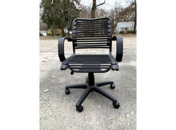 Desk Chair With Black Fabric 'slats'