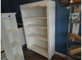 White, Wood Display/book  Case. 42' Wide X 15' Deep X 68' Tall.