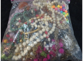 Untested Gallon Bag Of Jewelry.