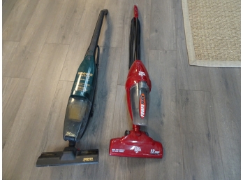 2 Vacuums, Hoover And Dirt Devil.