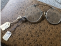 (G2) LOT OF 8 ANTIQUE PINCE NEZ  EYEGLASSES-6 PAIRS ARE GOLD FILLED -1/10 12K & 1/20 12KGF-SPECTACLES-JOSELLE