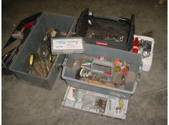 Assorted Tools In Three Boxes   (1408)
