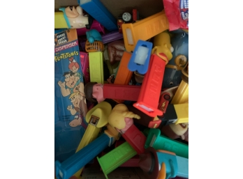 Large Lot Of Vintage And Discontinued PEZ Dispensers