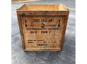 Vintage General Electric Crate