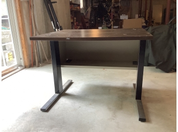 Metal Desk With Wood Top