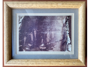 Framed Photo Of Pictographs