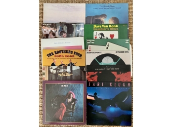 Lot Of 12 Vinyl Records Incl. Janis Joplin 'Pearl', The Moody Blues 'Seventh Sojurn', And More!