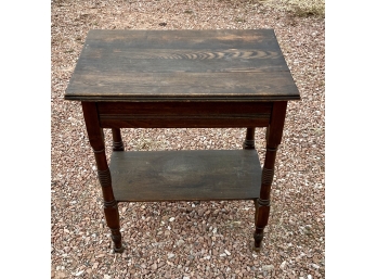 M.h. McKune Antique Display Table