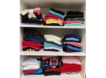Huge Lot Of Assorted Women's Sweaters Size Small