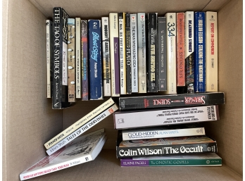 Big Box Of Books Including Wuthering Heights, The Tao Of Symbols, Plato, Camus, And More