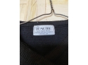 Ladies 100 Percent Black Wool Sweater By DEMETRE, Size M